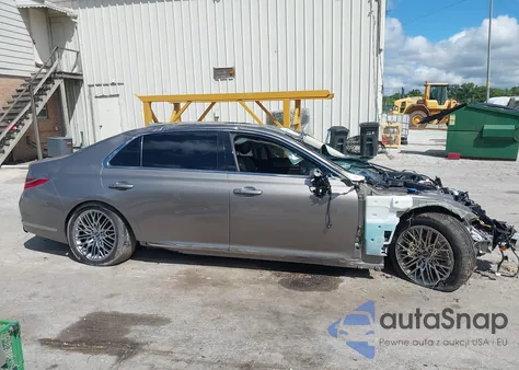 2021 Genesis G90 5.0 Ultimate Rwd из США, поврежденный, VIN KMTF54PH2MU084773